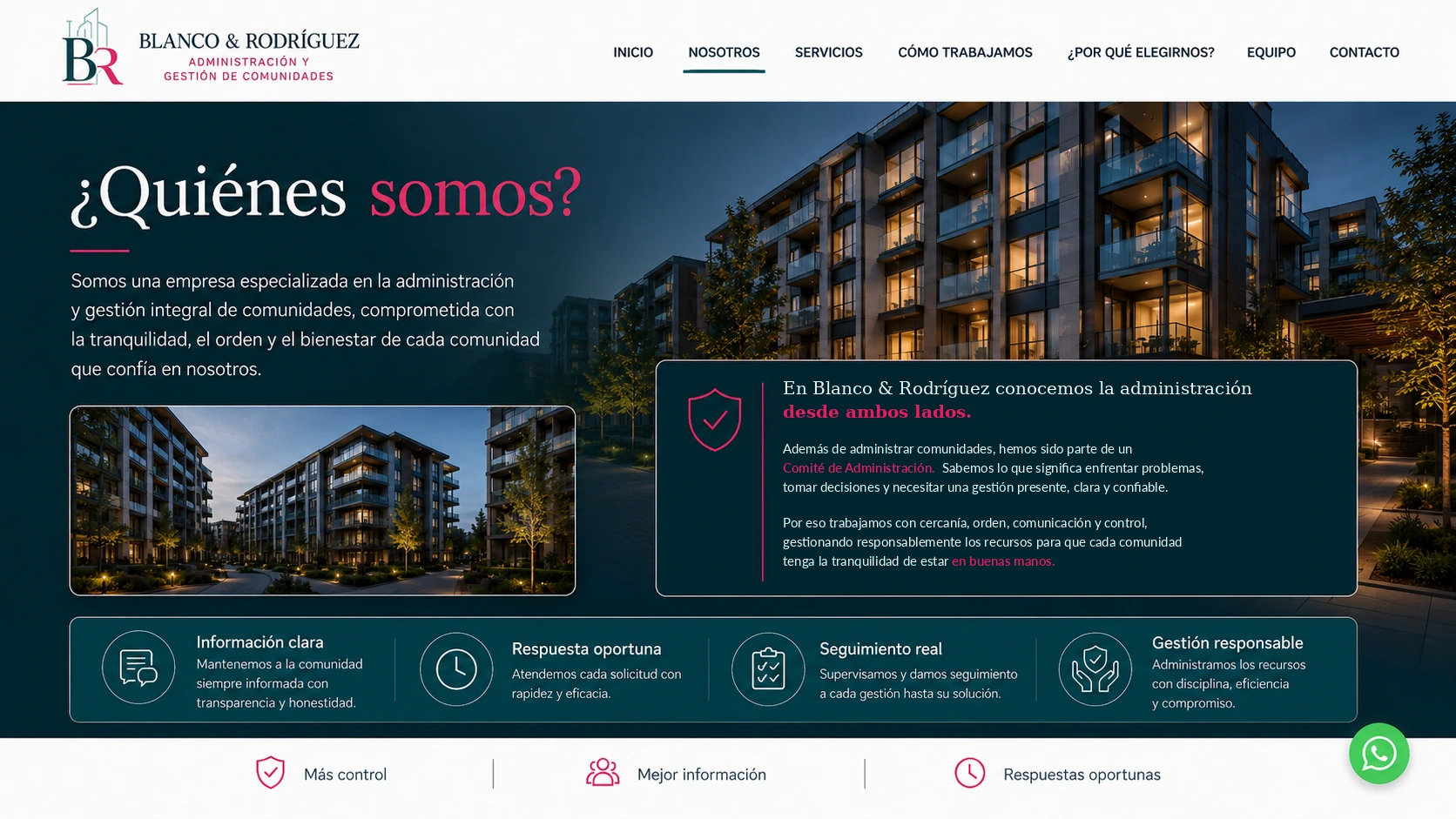 Quiénes somos — Blanco & Rodríguez